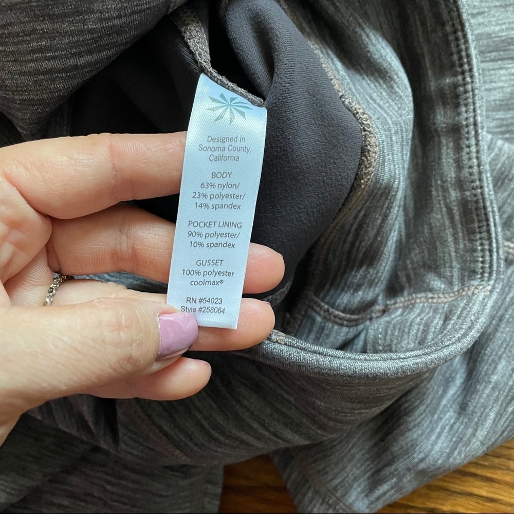 Athleta Cozy Drifter Brown Heather leggings - Picture 6 of 9
